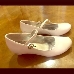 Nina White Pageant Shoes